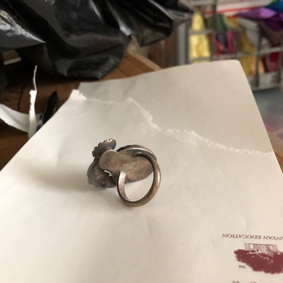 OLD TURQUOISE DESIGNED 4 ME IN 1970 Ring&Earrings - Picture 3 of 8